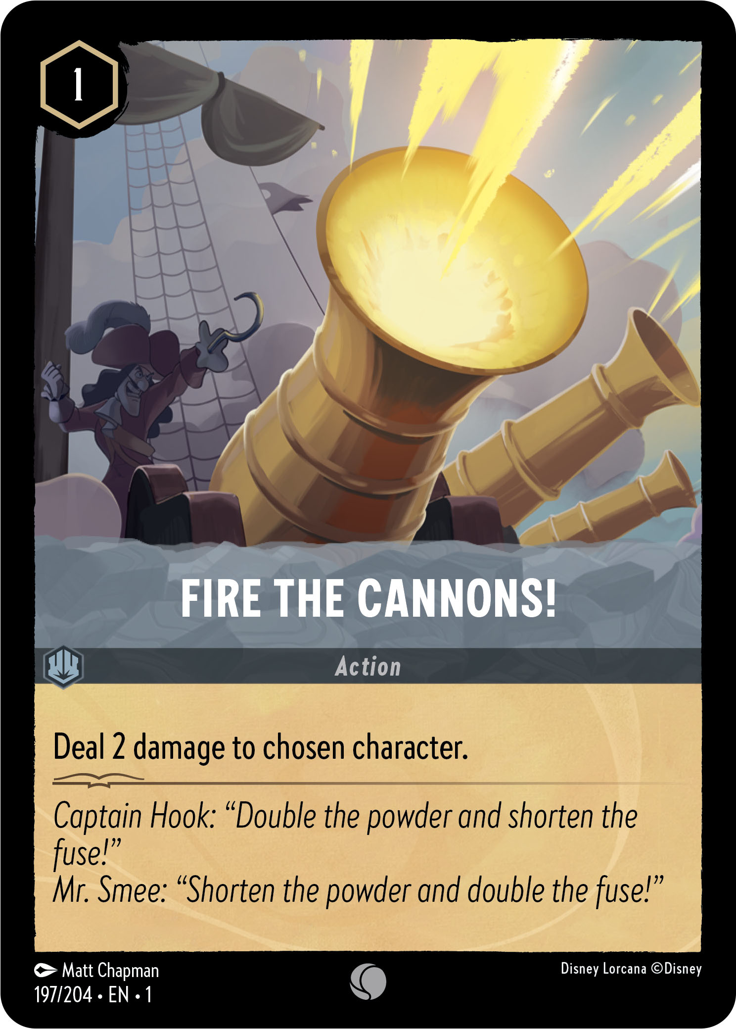 Fire the Cannons!, Disney Lorcana