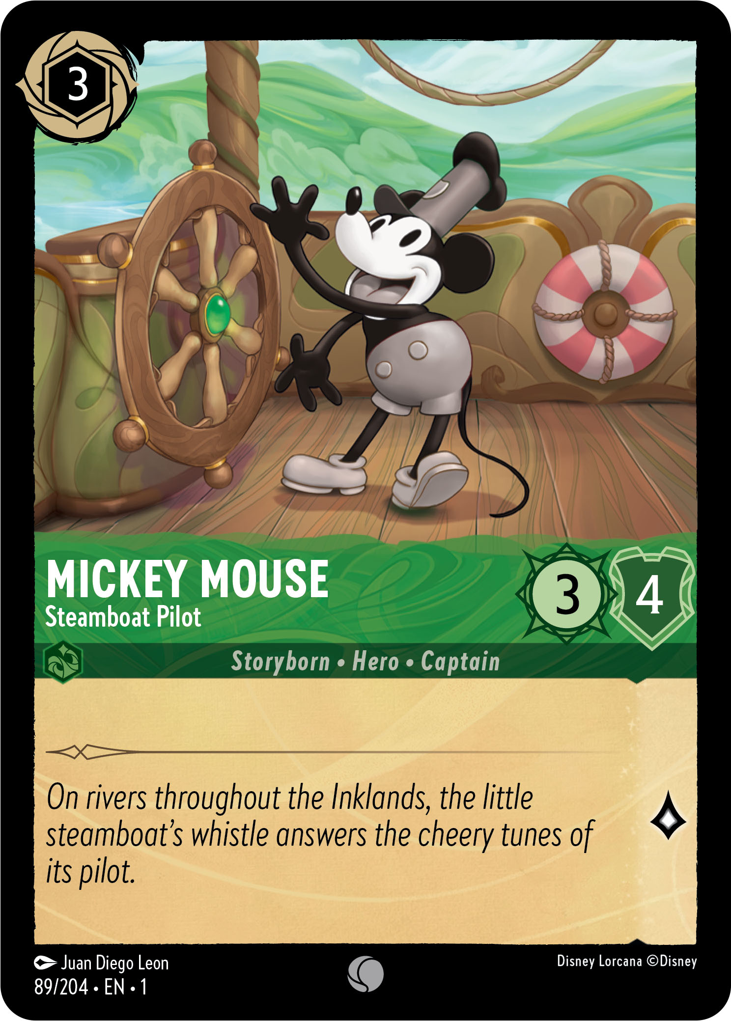 Mickey Mouse - Steamboat Pilot