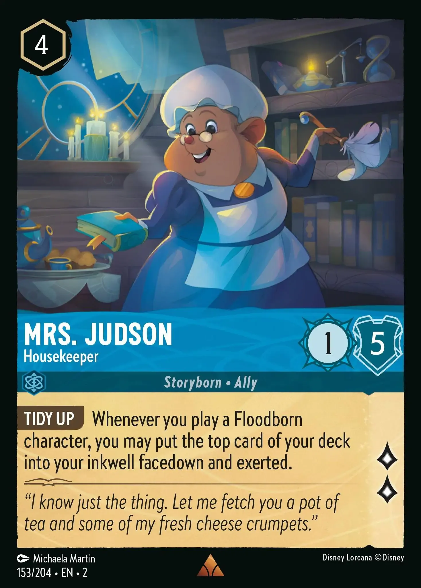 Mrs. Judson - Housekeeper