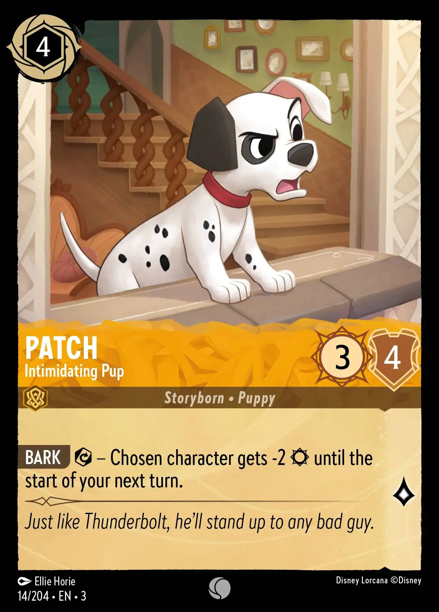 Patch - Intimidating Pup